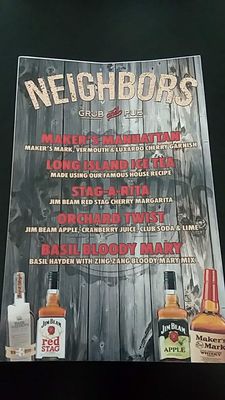 Menu photo 2 Neighbors Grub and Pub Summerset, SD