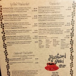 Mustard Seed - Menu 1