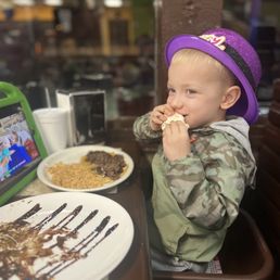 It was our sons 3rd Birthday today hey made it extra special! Dessert before dinner! It was our sons 3rd Birthday today hey made it extra special! Dessert before dinner!