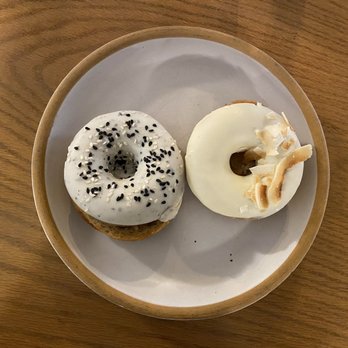 The Altamont General Store - Black Sesame and Passionfruit with Coconut Mochi Donuts - Grocery Near Me - Occidental, California