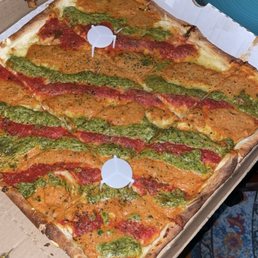 Plant-based tri colored pie