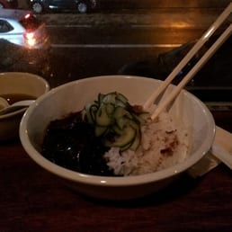 Black Pepper Aubergine with White Rice and Shaved Cucumber Black Pepper Aubergine with White Rice and Shaved Cucumber