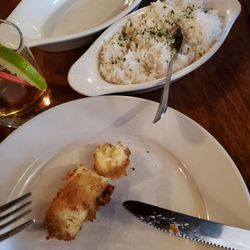 Fried Banana!!!!!  And rice