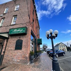 The Bishop Hotel - Exterior on a beautiful February day.