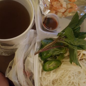 Pho 89 - Shrimp Pho and all the fixings (takeout). - Vietnamese Near Me - Denver, Colorado