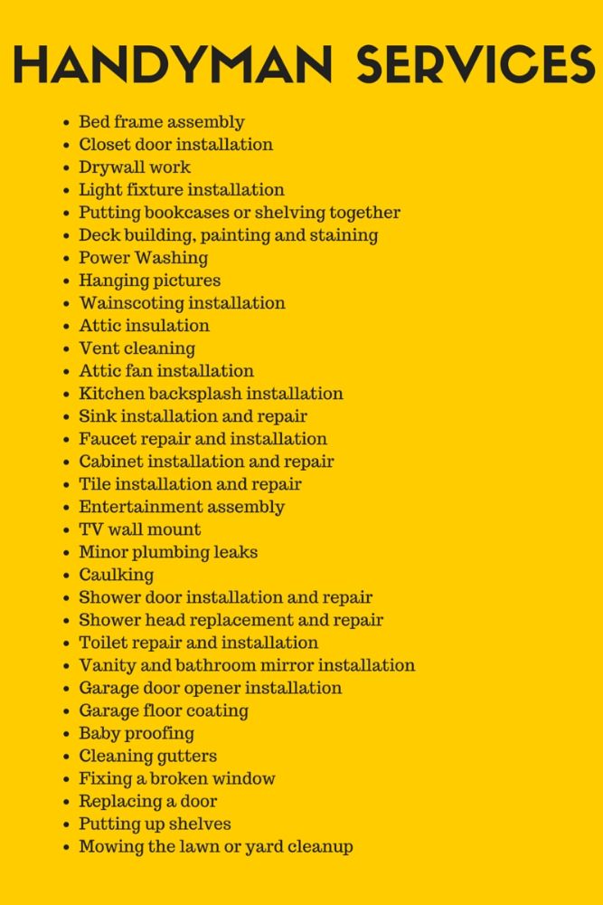 Slide of Wally's Handyman Services