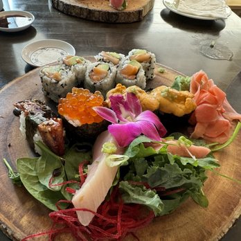 AMA Sushi - Uni sushi, ikura sushi, unagi sushi, yellowtail sashimi, toro sashimi, and a salmon & avocado roll - Sushi Bars Near Me - Edina, Minnesota AMA Sushi - Uni sushi, ikura sushi, unagi sushi, yellowtail sashimi, toro sashimi, and a salmon & avocado roll - Sushi Bars Near Me - Edina, Minnesota
