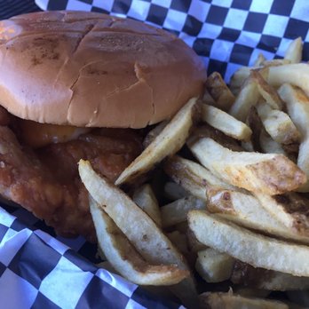 Wicked Chicken - Garlic Fest Fried Chicken Sandwich (Garlic Spread, Melted Cheese, Served w/Fries, $12.99)- 2/5 stars - Chicken Wings Near Me - Santa Clara, California Wicked Chicken - Garlic Fest Fried Chicken Sandwich (Garlic Spread, Melted Cheese, Served w/Fries, $12.99)- 2/5 stars - Chicken Wings Near Me - Santa Clara, California