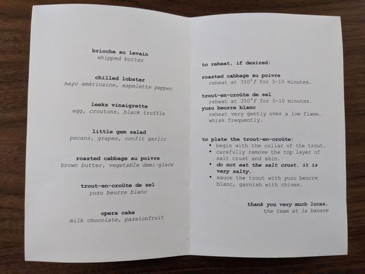 Menu photo 6 La Banane Toronto, ON