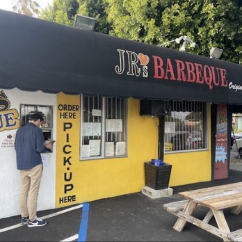 JR's Barbeque - Outside seating and takeout window - Barbeque Near Me - Culver City, California