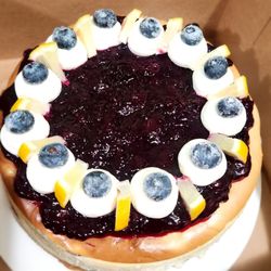 The Bitter Bake House - Lemon Blueberry Cheesecake