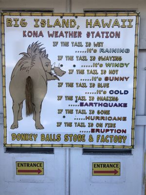 Menu photo 2 The Original Donkey Ball Store Kealakekua, HI Menu photo 2 The Original Donkey Ball Store Kealakekua, HI