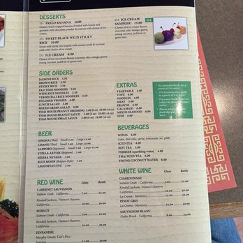 Thai House - Menu - Thai Near Me - Sacramento, California