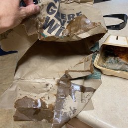 Everything fell through the bag.