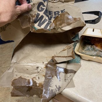 Wingstop - Everything fell through the bag. - Chicken Wings Near Me - San Antonio, Texas