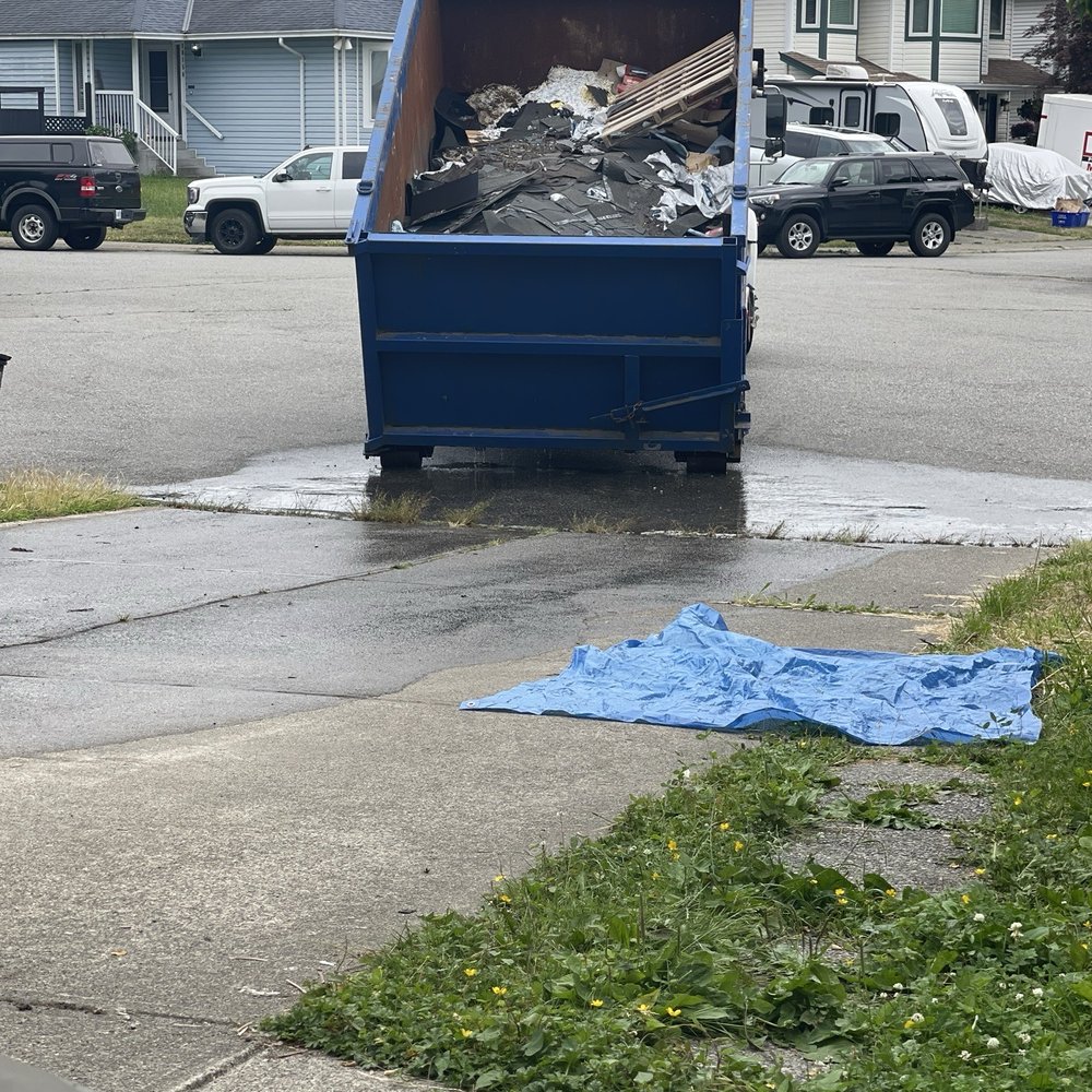 Top choice property services - Bin contents being dumped into my driveway - Roofing Near Me Top choice property services - Bin contents being dumped into my driveway - Roofing Near Me
