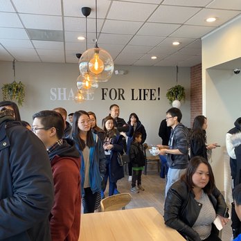 Ding Cafe - The line on Grand Opening Day - Coffee & Tea Near Me - Rockville, Maryland Ding Cafe - The line on Grand Opening Day - Coffee & Tea Near Me - Rockville, Maryland