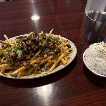 Woowa - Galbi French Fries and White Rice - Korean Near Me - Gardena, California