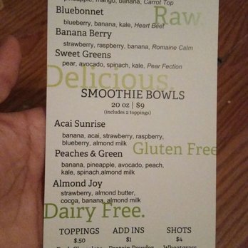 The Vine Juice - What they offer. - Juice Bars & Smoothies Near Me - Corpus Christi, Texas