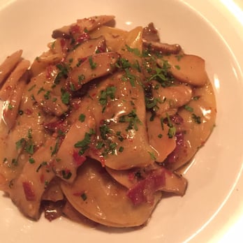 Five-O - Braised pork and mushroom agnolotti. So, so good. - New American Near Me - Ogunquit, Maine Five-O - Braised pork and mushroom agnolotti. So, so good. - New American Near Me - Ogunquit, Maine