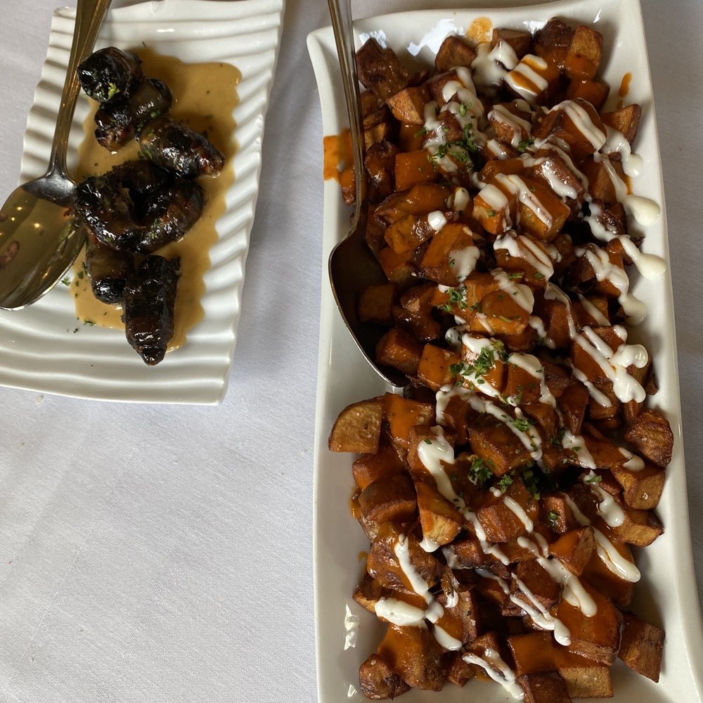 Café Madrid - Gambas con Bacon & potatoes - Spanish Near Me - Holladay, Utah Café Madrid - Gambas con Bacon & potatoes - Spanish Near Me - Holladay, Utah