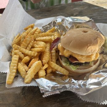 Get It On A Bun At Booty’s - Mac N cheese burger - Hot Dogs Near Me - New Albany, Indiana