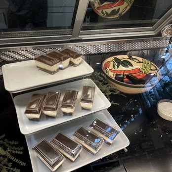 Cafe de Miro - Tiramisu display - Mediterranean Near Me - Grand Rapids, Michigan