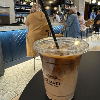 Chapel Street - Mocha Latte (iced) - Cafes Near Me - Chicago, Illinois
