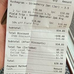 An eighth and a 2pk pre rolls for $20 cash even!! Unheard of!!! Shout out Paige for their help!! :D everything is awesome