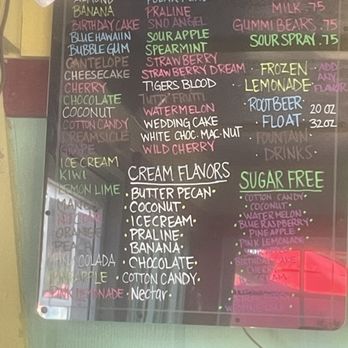 Pontilly Sno - Menu for the icees and shakes - Shaved Ice Near Me - New Orleans, Louisiana Pontilly Sno - Menu for the icees and shakes - Shaved Ice Near Me - New Orleans, Louisiana