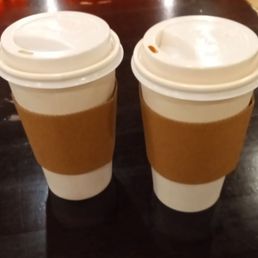 Breve Latte and regular coffee Breve Latte and regular coffee