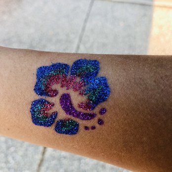 ClownBuggie Entertainment - Glitter tattoos (still hasn't faded much and it's been a week) - Magicians Near Me ClownBuggie Entertainment - Glitter tattoos (still hasn't faded much and it's been a week) - Magicians Near Me