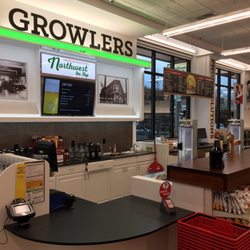 Bartell Drugs - "Northwest On Tap" beer growler fill-up counter inside Bartell's
