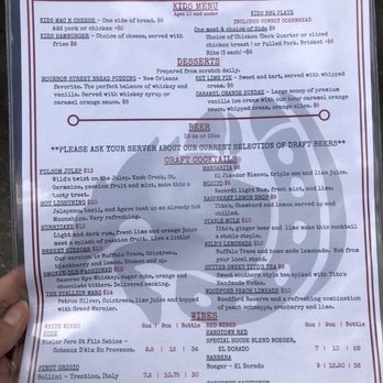 J Wild's - Menu 3/2023 - Barbeque Near Me - Folsom, California