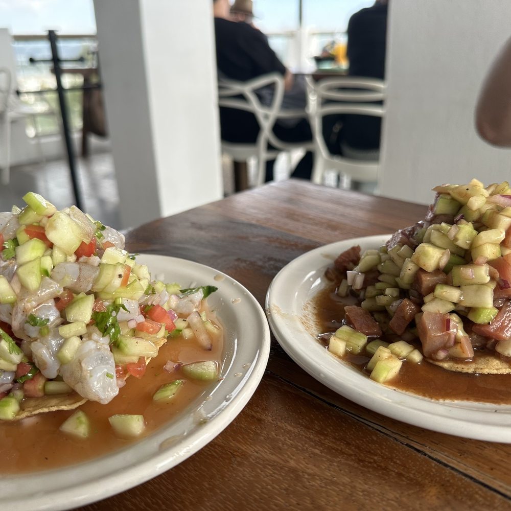 La Marea - tostada ceviche: shrimp and tuna - Seafood Near Me - Mazatlán, SIN La Marea - tostada ceviche: shrimp and tuna - Seafood Near Me - Mazatlán, SIN