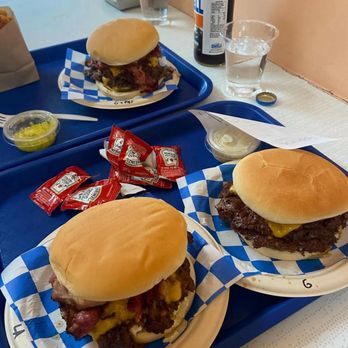 Goldburger - Goldburger, Goldburger with Pastrami, LA Special, & Curly Fries with Garlic Mustard Aioli - Burgers Near Me - Los Angeles, California Goldburger - Goldburger, Goldburger with Pastrami, LA Special, & Curly Fries with Garlic Mustard Aioli - Burgers Near Me - Los Angeles, California