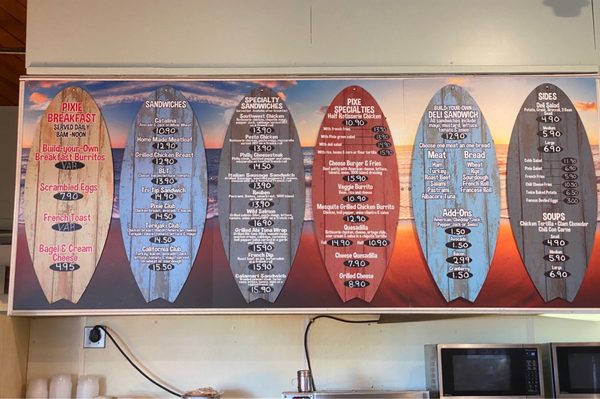 Menu photo 5 Pixie Deli Aptos, CA