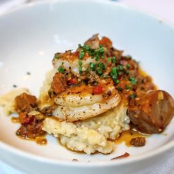 SA Food Tours - Shrimp and Grits and Luke