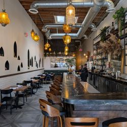 Interior, narrow but deep, nicely designed