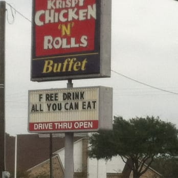 Hartz Chicken Buffet - a sign for a restaurant - Southern Near Me - Houston, Texas