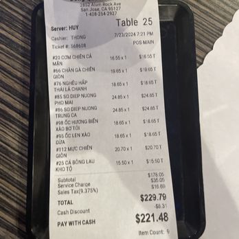 Dong Que Restaurant - They charge 20% bad service ! - Vietnamese Near Me - San Jose, California Dong Que Restaurant - They charge 20% bad service ! - Vietnamese Near Me - San Jose, California