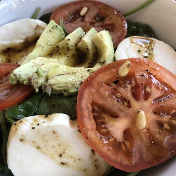 Fount Coffee + Kitchen - Spinach and mozzarella salad - Coffee & Tea Near Me - Morrisville, North Carolina Fount Coffee + Kitchen - Spinach and mozzarella salad - Coffee & Tea Near Me - Morrisville, North Carolina