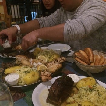 Greek Fellas Restaurant - Platter and roast lamb! - Greek Near Me - Delta, British Columbia