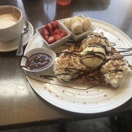 Choco-nut waffle