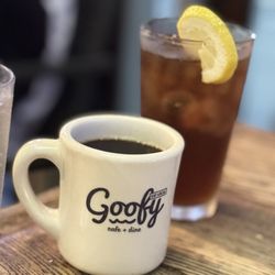 Goofy Cafe & Dine Village - Ice tea & hot coffee