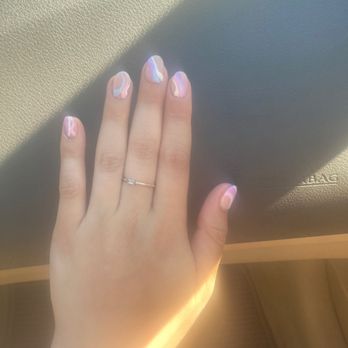 Awesome Nails - My pastel swirl nails! - Nail Salons Near Me - Granite Bay, California