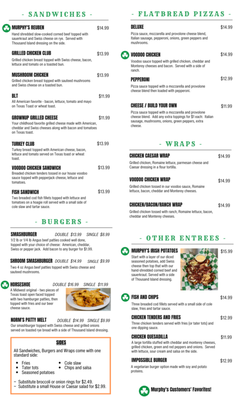 Menu photo 4 Murphy's Village Pub O'Fallon, MO Menu photo 4 Murphy's Village Pub O'Fallon, MO