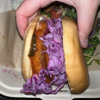 Lively Up Yourself - Bitchen Chicken "vegan" sandwich - Vegan Near Me - Bend, Oregon