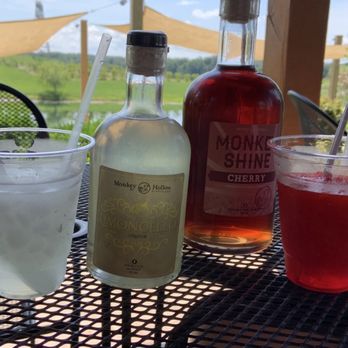 Monkey Hollow - Patio cocktails were completely necessary! - Wineries Near Me - Saint Meinrad, Indiana