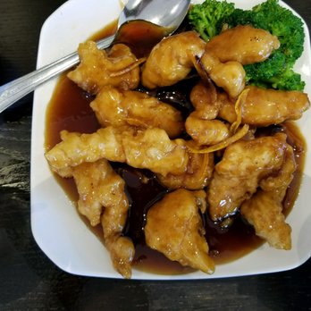 Red - Orange chicken - Chinese Near Me - Bloomington, Indiana